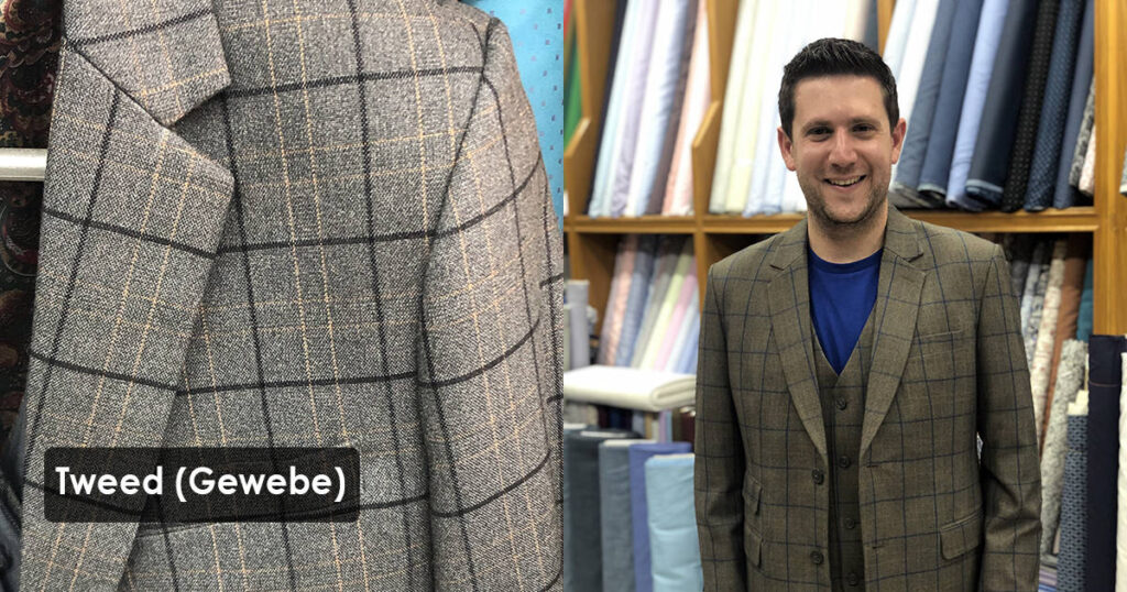 Tweed-Gewebe