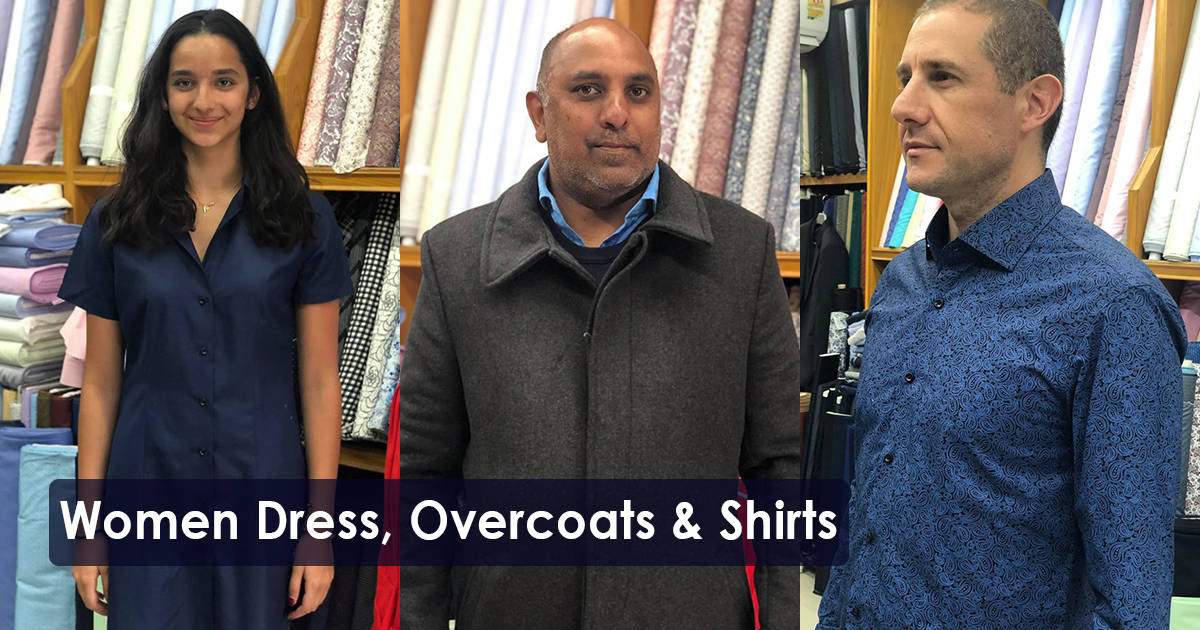 Women-Dresses-Overcoats-Shirts